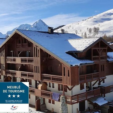 T2 Meuble Tourisme 3 Etoiles, Pied Des Pistes-Parking Prive Avec Balcon Et Superbe Vue Daire Les Deux Alpes Dış mekan fotoğraf