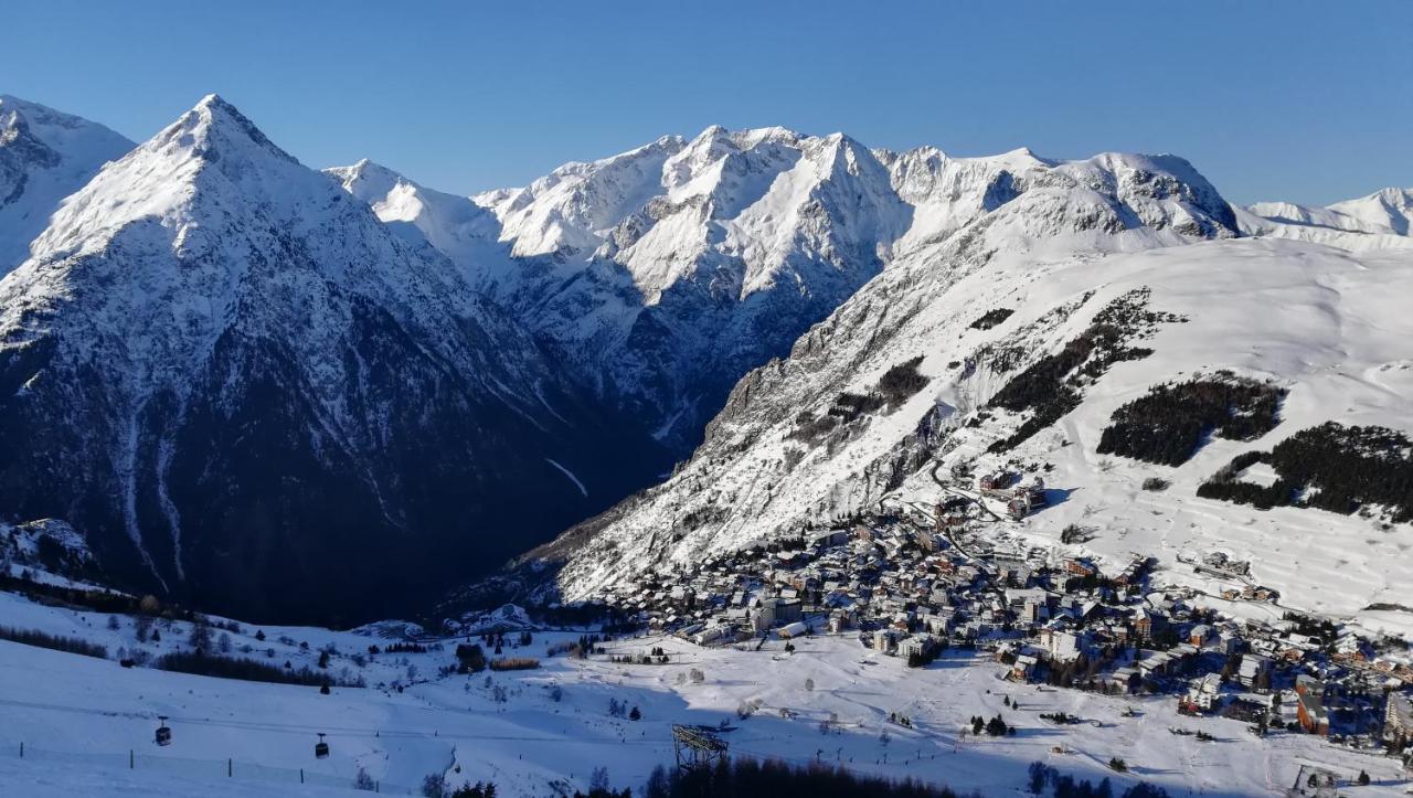T2 Meuble Tourisme 3 Etoiles, Pied Des Pistes-Parking Prive Avec Balcon Et Superbe Vue Daire Les Deux Alpes Dış mekan fotoğraf