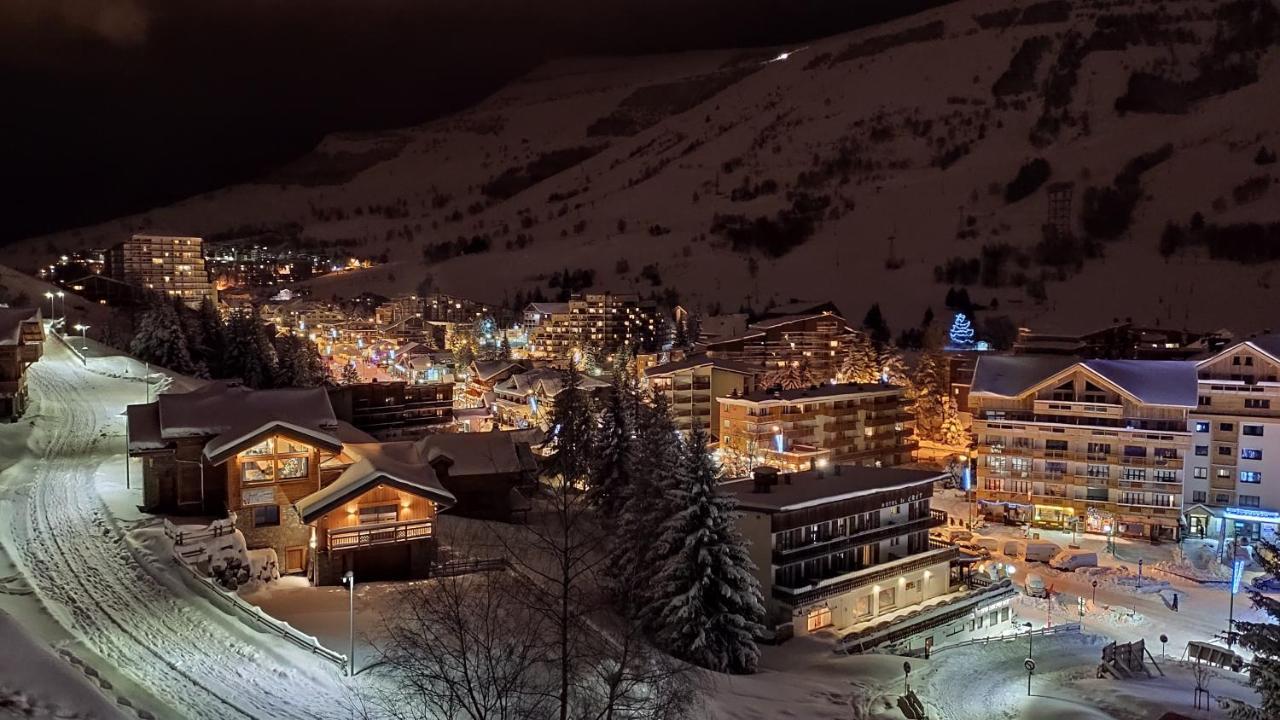 T2 Meuble Tourisme 3 Etoiles, Pied Des Pistes-Parking Prive Avec Balcon Et Superbe Vue Daire Les Deux Alpes Dış mekan fotoğraf